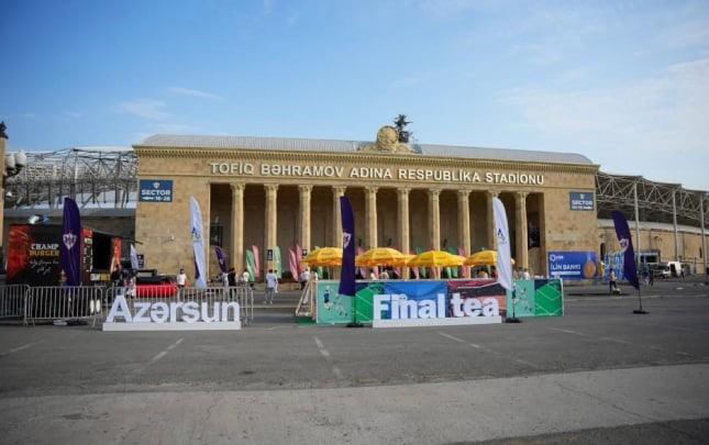 Ağdam klubu bu dəfə “Tofiq Bəhramov”da fan-zona yaratdı - FOTOLAR