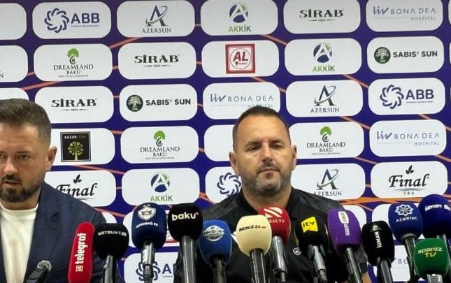 "Şkendiya"nın baş məşqçisi: "Qarabağ"a bu hesabla uduzacağımızı gözləmirdim"