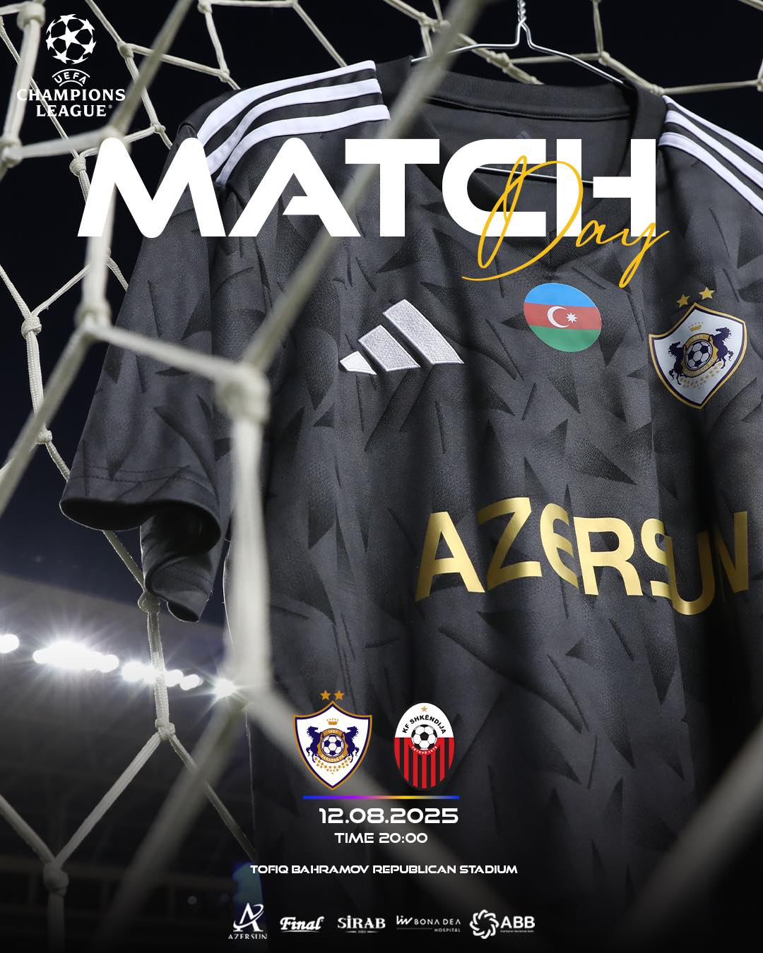 ÇL: "Qarabağ" - "Şkendiya": Komandaların START HEYƏTLƏRİ