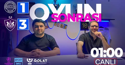 “Qarabağ“dan ÇL-də möhtəşəm gecə! - İsti-isti “Sportinfo TV”də CANLI YAYIM