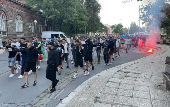 “Qarabağ”a möhtəşəm dəstək vertilər - Budapeştdən FOTOLAR