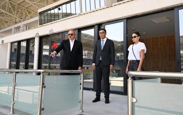 Prezident və xanımının getdiyi futbol məkanından YENİ VİDEO+FOTOREPORTAJ