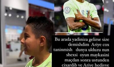 “Barselona”nın ulduzu azərbaycanlı müğənninin oğluna SÜRPRİZ etdi -