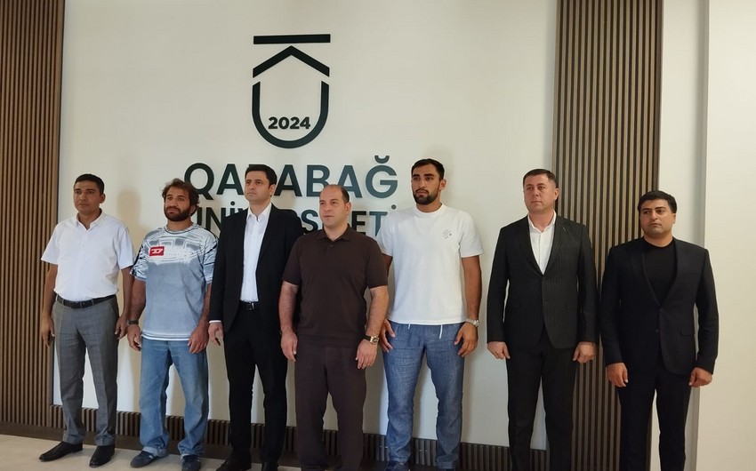 Azərbaycanın Olimpiya çempionları Xankəndiyə getdi