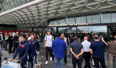 “Qarabağ”ın Bakıya dönüşündən maraqlı anlar -