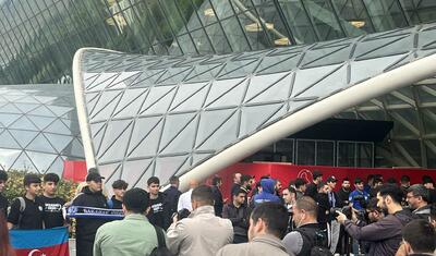 “Qarabağ”ın Bakıya dönüşündən maraqlı anlar -