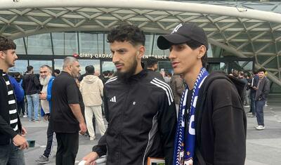“Qarabağ”ın Bakıya dönüşündən maraqlı anlar -