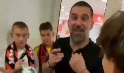 Arda Turan onunla şəkil çəkdirən uşağın bu sözünə əsəbiləşdi - VİDEO