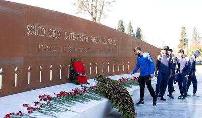 “Kəpəz” Gəncə Memorial Kompleksini ziyarət etdi -