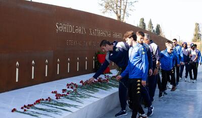 “Kəpəz” Gəncə Memorial Kompleksini ziyarət etdi -