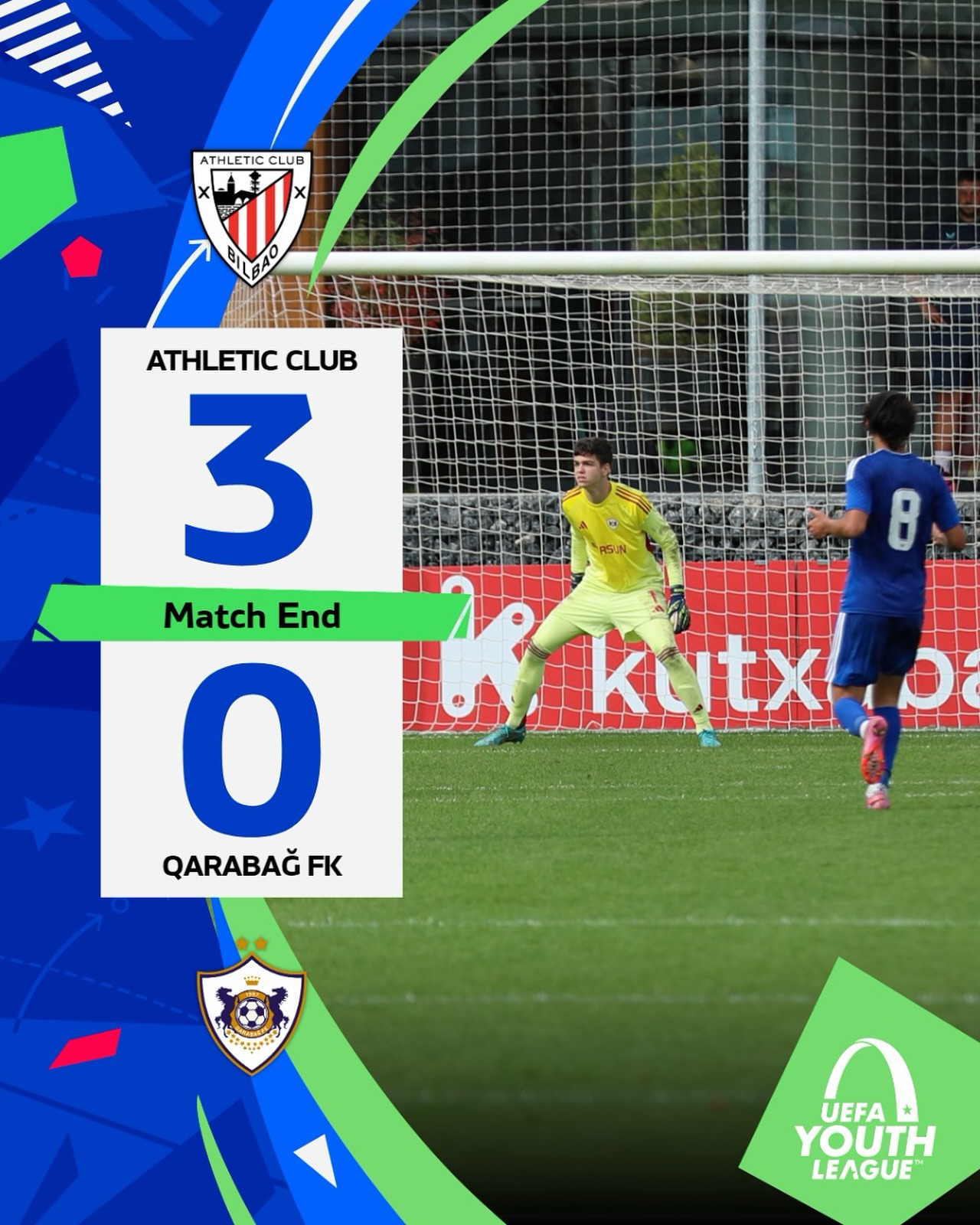 "Qarabağ"lı gənclər üçüncü məğlubiyyəti “Atletik”dən aldı – İspaniyadan FOTOLAR