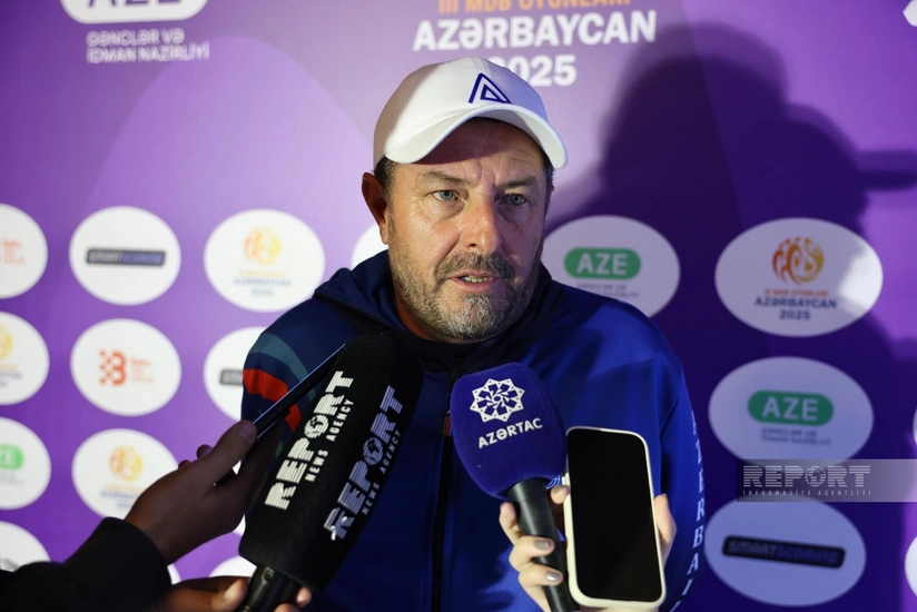 Azərbaycan millisinin baş məşqçisi: “Bu, sürpriz olacaqdı, çox yaxşı tüfəng atdılar"