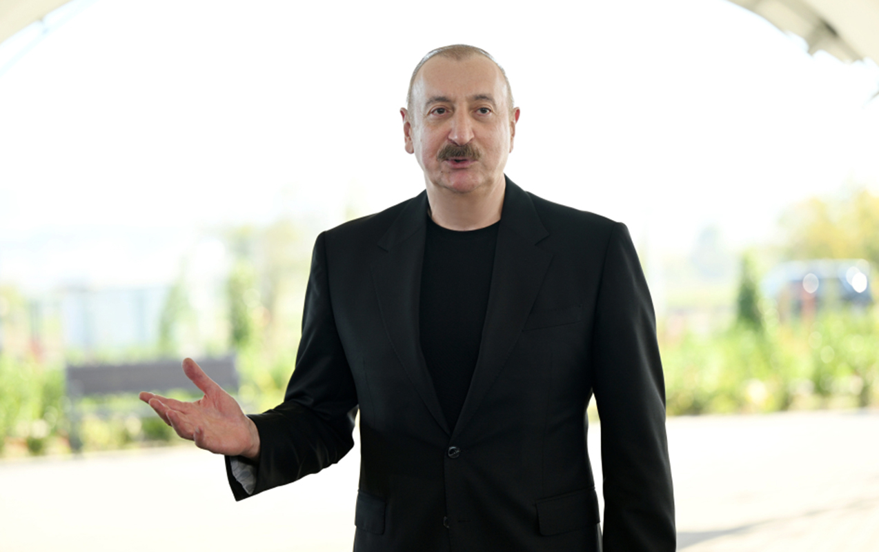 “İndi Ağalının içi ilə keçdim, gördüm ki...” - İlham Əliyev