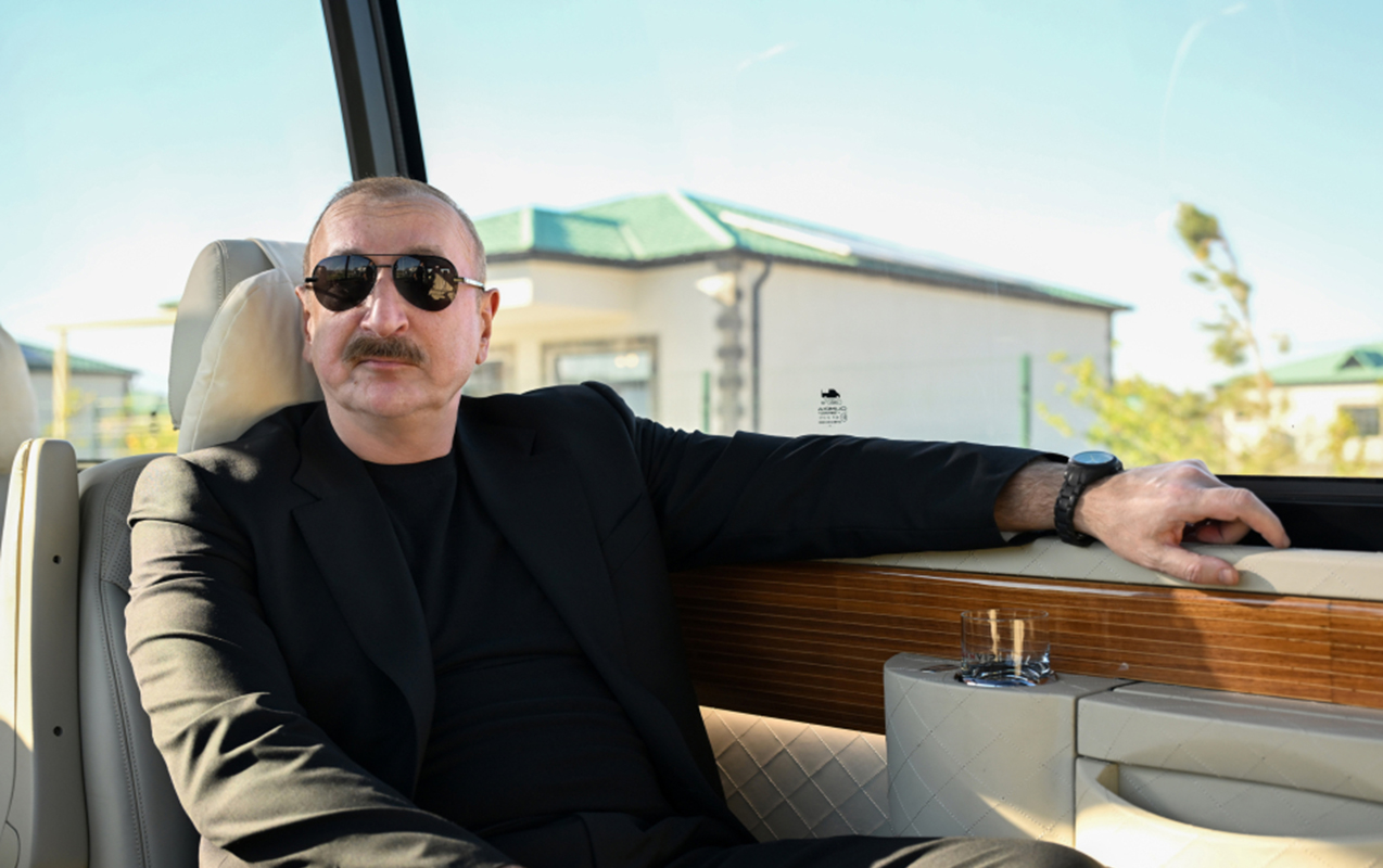 Prezident Zəngilanda bu kəndləri gəzdi - FOTOLAR