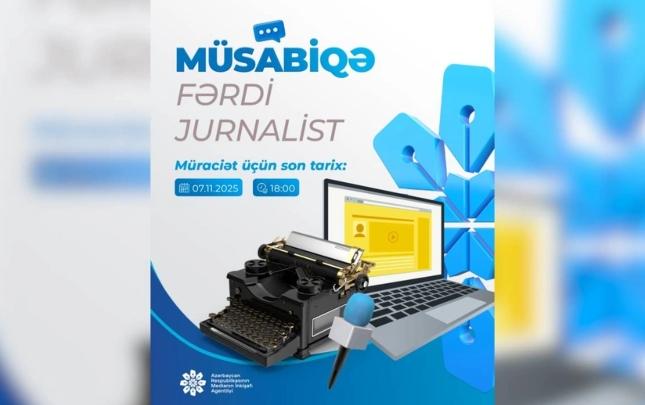 MEDİA müsabiqə elan edir - Jurnalistlər üçün
