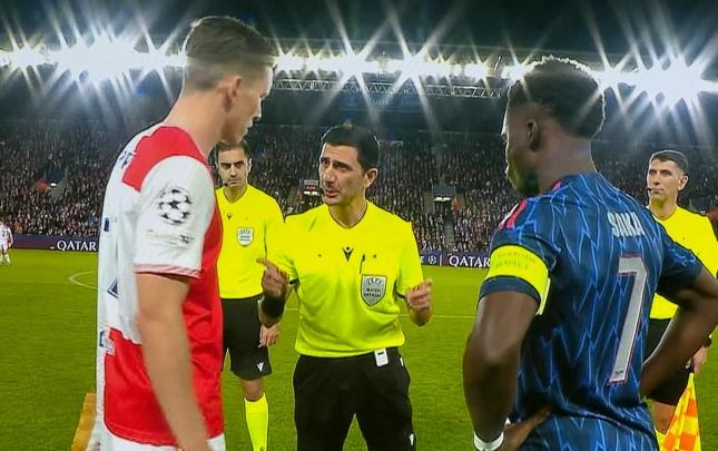 Ağayev "Arsenal"ın xeyrinə penalti təyin etdi - ÇL-də