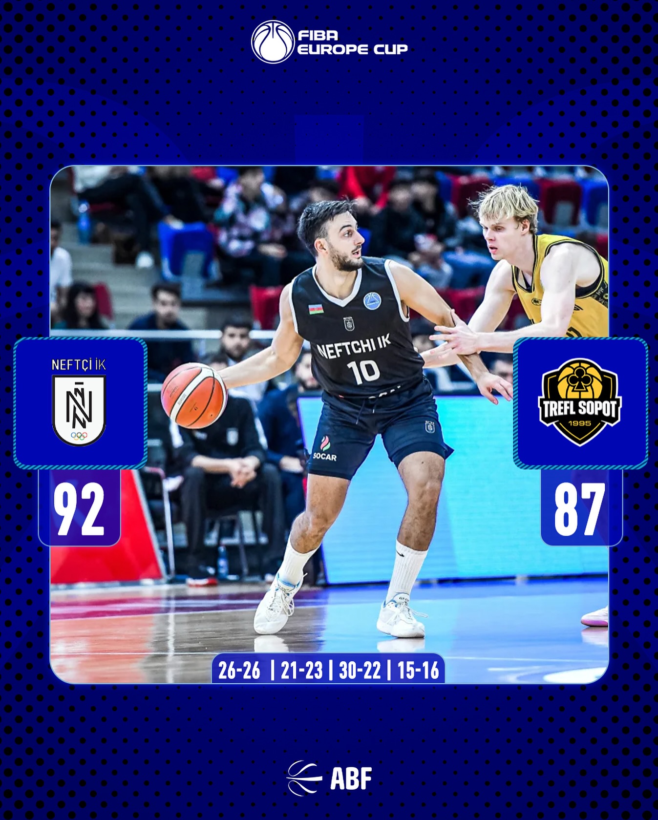 "Neftçi" avrokuboklarda Polşa komandasına qalib gəldi