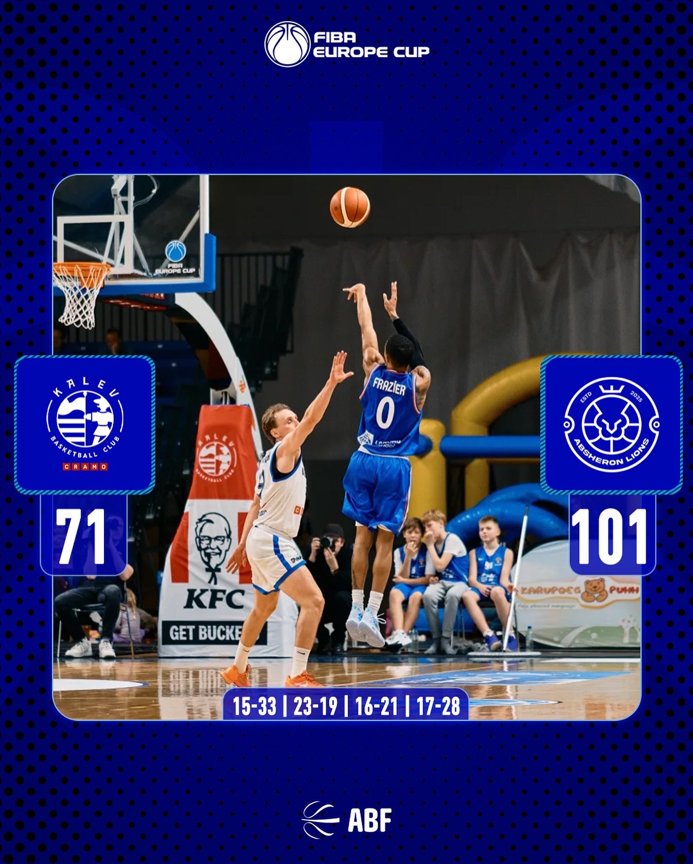 "Abşeron Lions" Estoniya klubunu məğlub etdi - Avropa Kubokunda