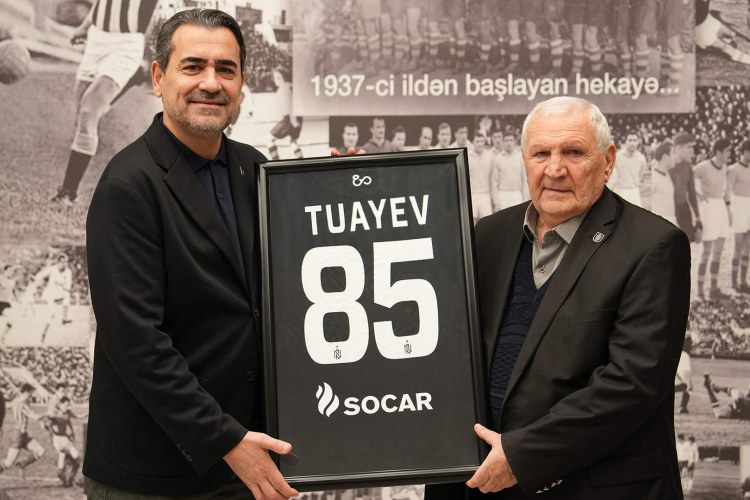 “Neftçi” Kazbek Tuayevi təbrik etdi - FOTO