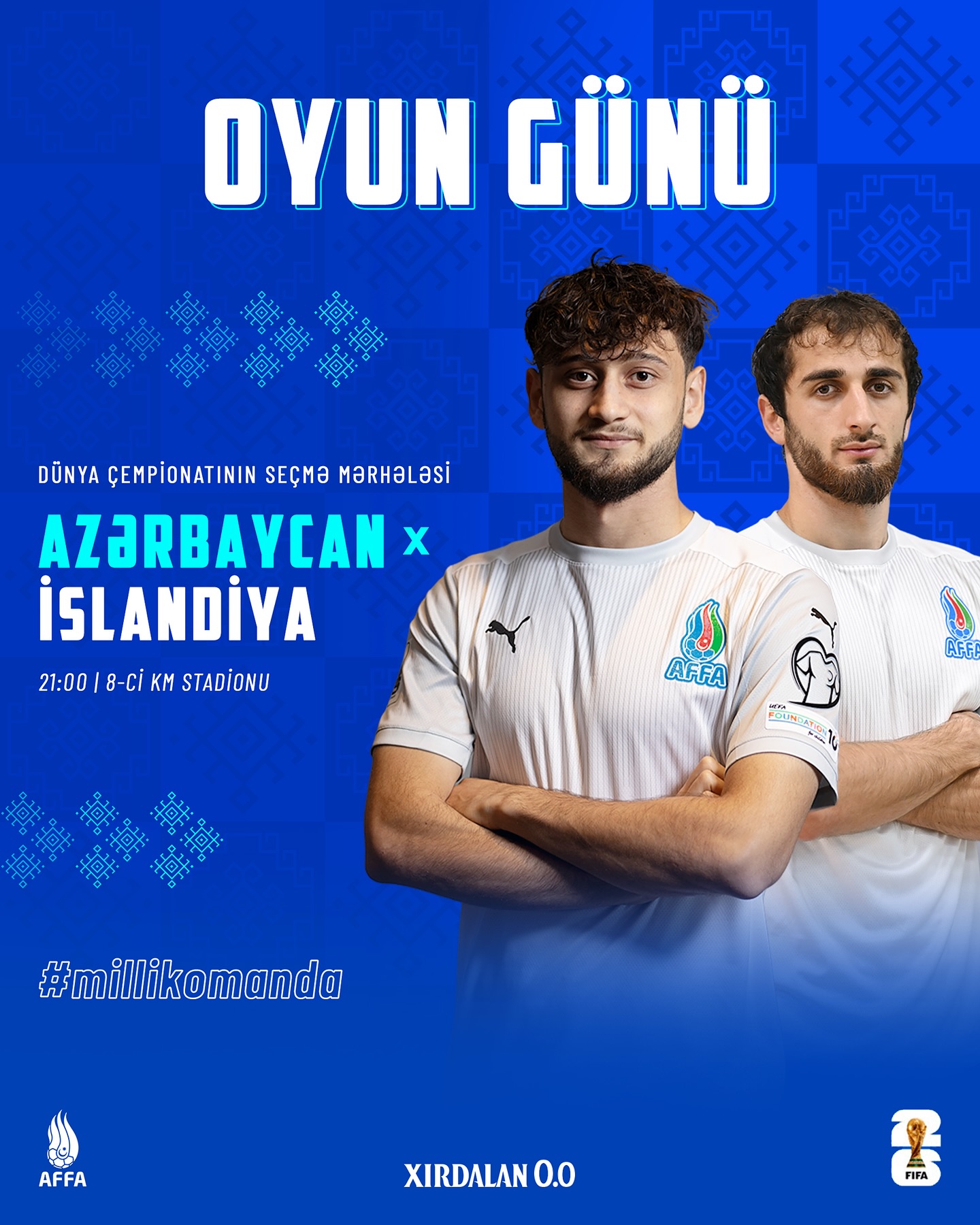 Azərbaycan - İslandiya: Heyətlər açıqlandı