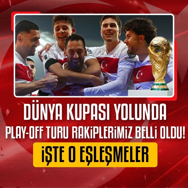 Türkiyə rəqib(lər)ini tanıdı - DÇ-2026-da “pley-off”un püşkü atıldı