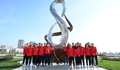 Millimizin qızları Zəfər Muzeyini ziyarət etdi -