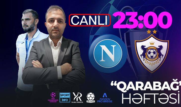“Qarabağ” bu gecə İtaliyada SÜRPRİZ edəcək, yoxsa..? - “Sportinfo TV”də CANLI YAYIM
