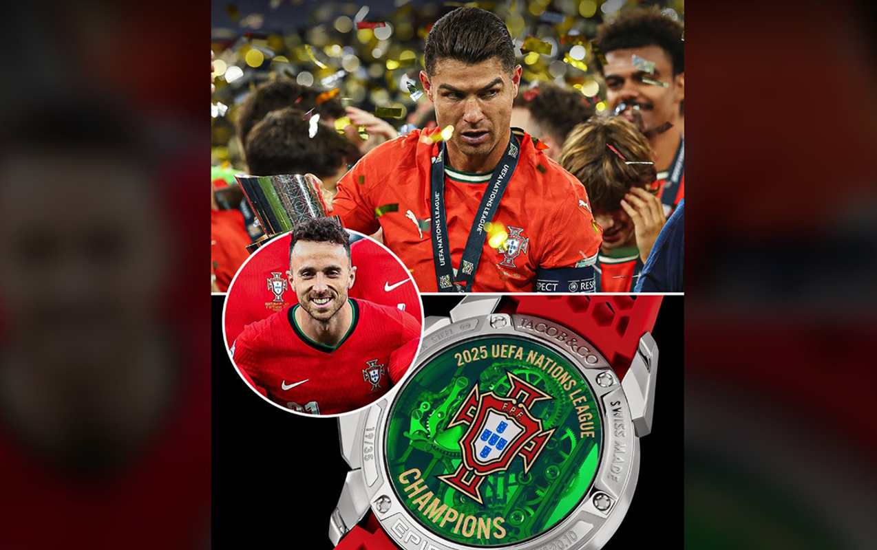 Milli mundiala vəsiqə qazandı, Ronaldo yoldaşlarına 50 minlik saat verdi - FOTOLAR