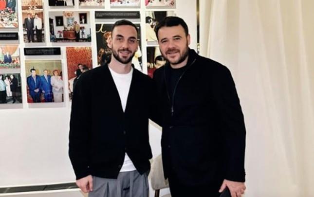 Emin Ağalarov Azərbaycan klubunun əcnəbi ulduzu ilə bir arada - FOTOLAR
