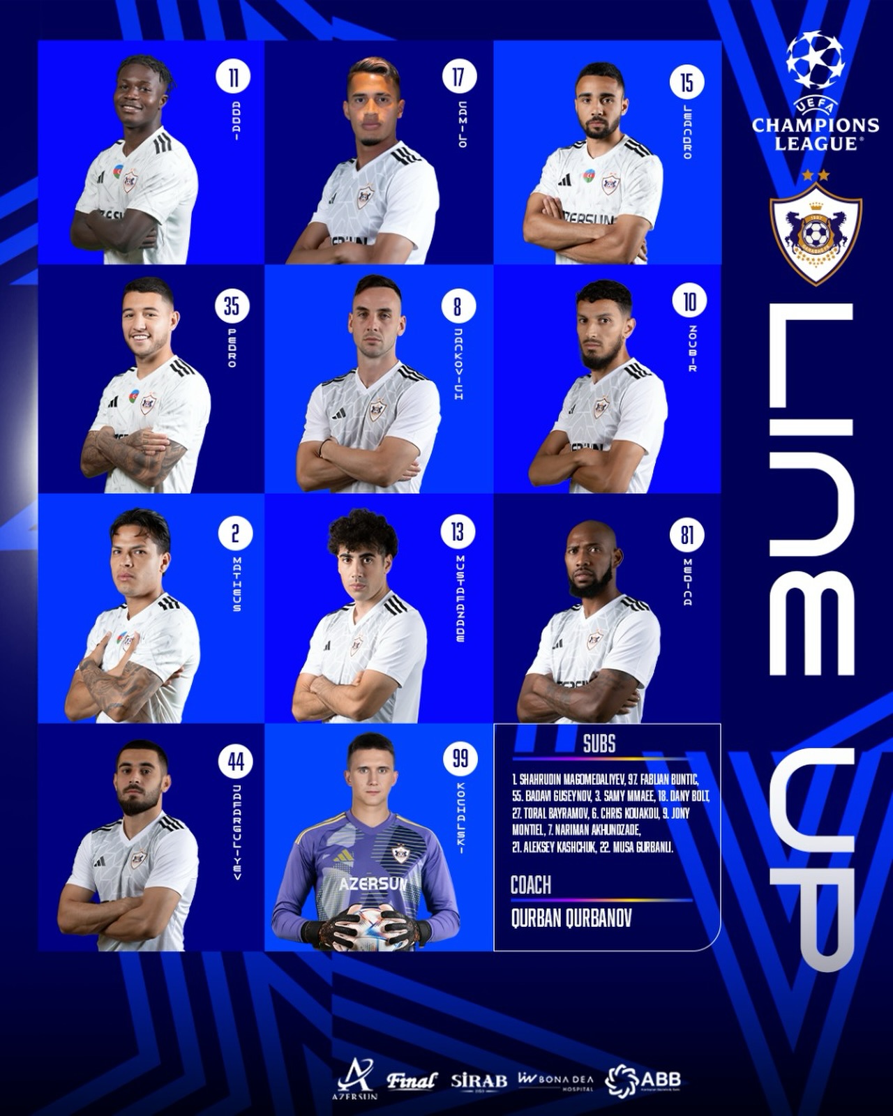 "Qarabağ" - "Ayaks" START HEYƏTLƏR