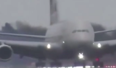 Məşhur klubun təyyarəsi qəzadan son anda belə qurtuldu - VİDEO