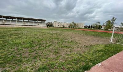 Azərbaycan çempionatında komandası olan rayonun stadionu qara gündə...