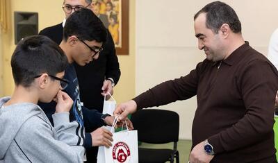 "Araz-Naxçıvan" rəhbərliyi və futbolçuları uşaq evini ziyarət etdi -