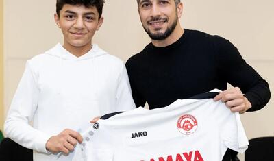 "Araz-Naxçıvan" rəhbərliyi və futbolçuları uşaq evini ziyarət etdi -