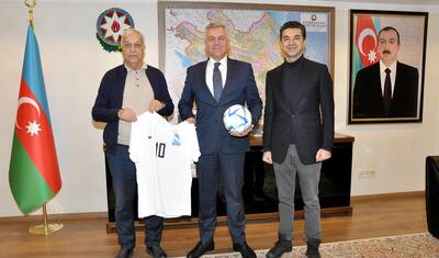 AFFA rəsmiləri İcra Hakimiyyətinin başçısının qəbulunda -