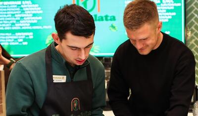 "Sabah"ın futbolçuları onların qonağı oldu -