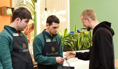 "Sabah"ın futbolçuları onların qonağı oldu -