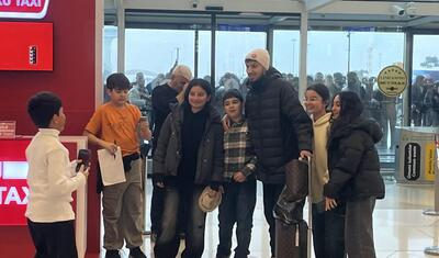 Bakıda qəhrəman kimi qarşılanan məyus “Qarabağ”lılar - Hava Limanından