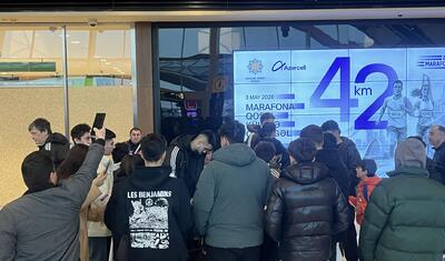 Bakıda qəhrəman kimi qarşılanan məyus “Qarabağ”lılar - Hava Limanından