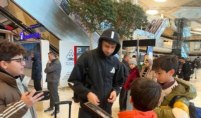 Bakıda qəhrəman kimi qarşılanan məyus “Qarabağ”lılar - Hava Limanından