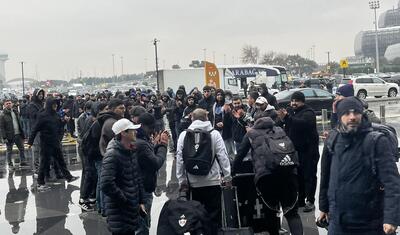 Bakıda qəhrəman kimi qarşılanan məyus “Qarabağ”lılar - Hava Limanından