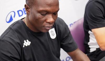 Emin Mahmudov və Vensan Abubakar  “Neftçi”nin rəsmi mağazasının açılışına qatıldı -