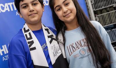 Emin Mahmudov və Vensan Abubakar  “Neftçi”nin rəsmi mağazasının açılışına qatıldı -