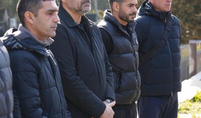 "Neftçi"nin kollektivi Anatoli Banişevskini məzarı başında yad etdi -