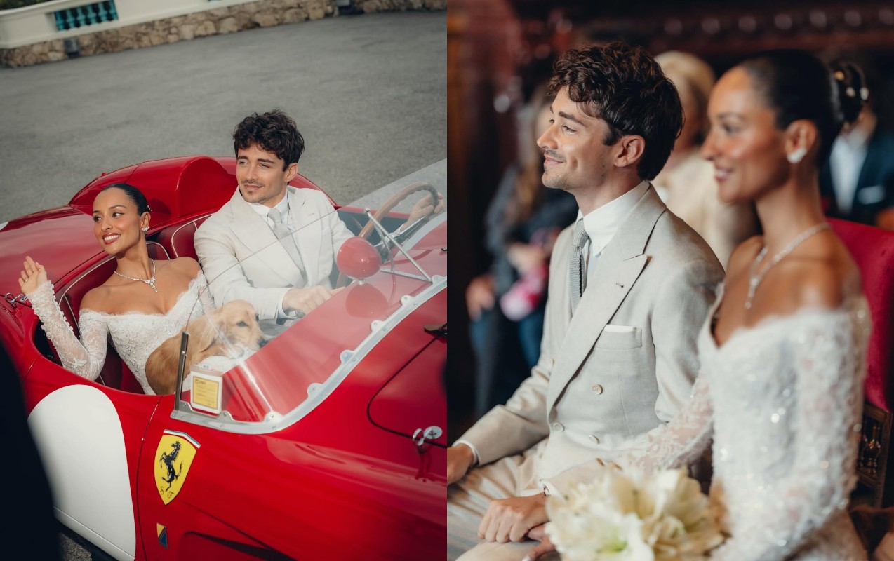 Məşhur cütlük toylarında milyonlarla dollarlıq “Ferrari” ilə gəzdi - VİDEO