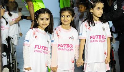 "Qarabağ"ın matçında “Futbol hamı üçün” -