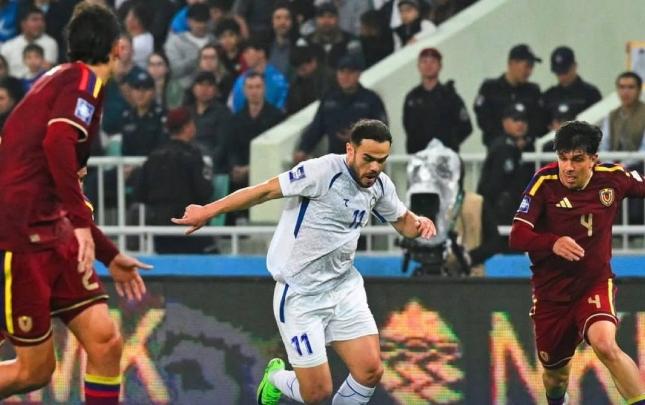 “Sabah”ın yarımmüdafiəçisi kənardan izlədi, Özbəkistan qələbəni penallarla əldə etdi