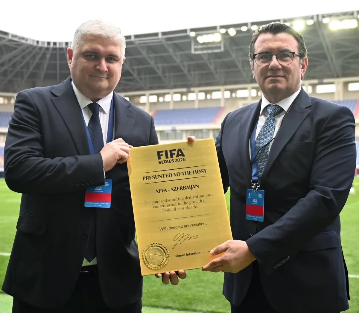FIFA AFFA-ya buna görə təşəkkür etdi - FOTO