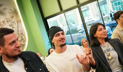 "Neftçi"nin futbolçuları onlara vaxt ayırdı -