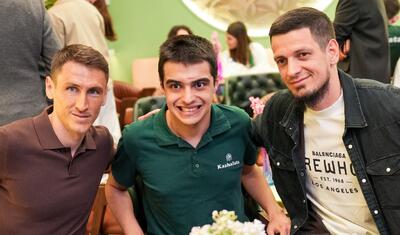 "Neftçi"nin futbolçuları onlara vaxt ayırdı -